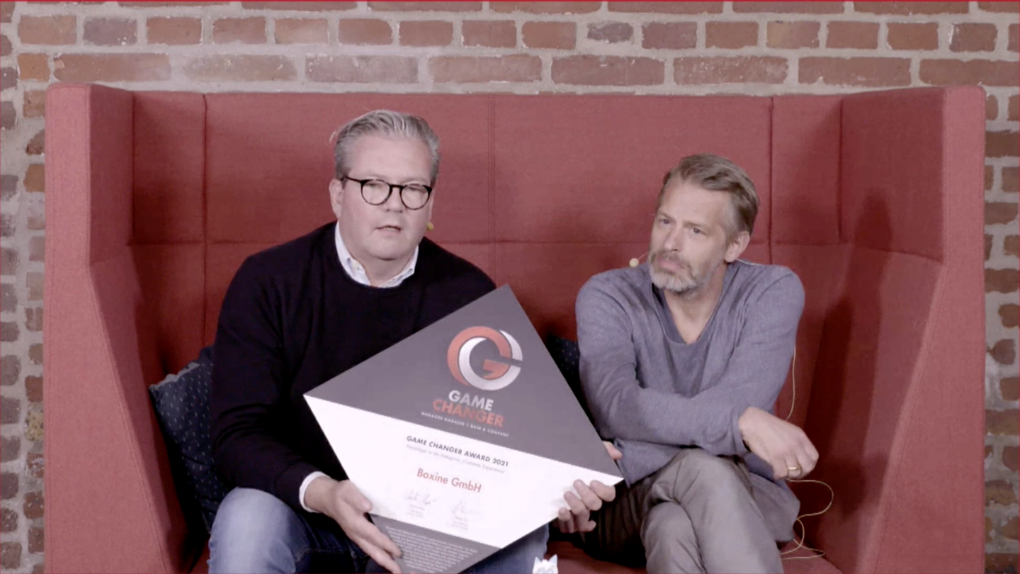 Game Changer Award 2021 Boxine 